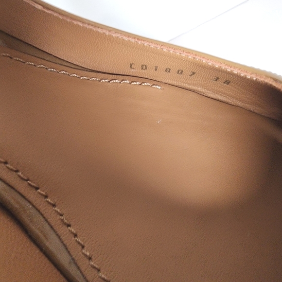 Dolce&Gabbana Lollo DG pointed Toe Pump In Caramel Brown Size 38 - Picture 4 of 6